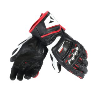 DRUID D1 LONG GLOVES Black/White/Lava-Red